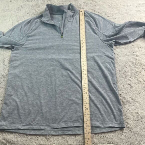 Paradox 1/4 Zip Shirt Mens Size XL Grey Merino Wool Blend Dri-release Fresh Guar - Picture 7 of 9